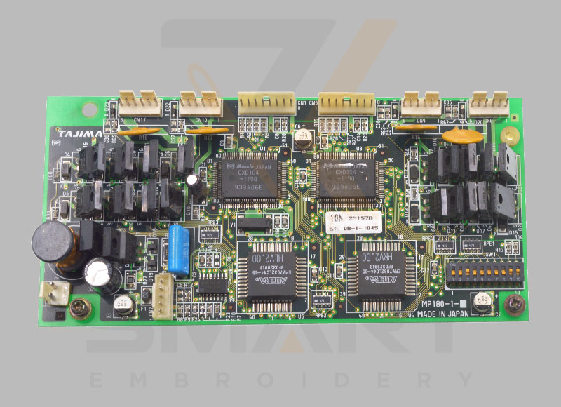 MP a úsáidtear MP 180-1 Cárta Leictreonach HLV 2.00 le haghaidh meaisín bróidnéireachta ceann tajima ceann 0J2700101060 CL6101A60000