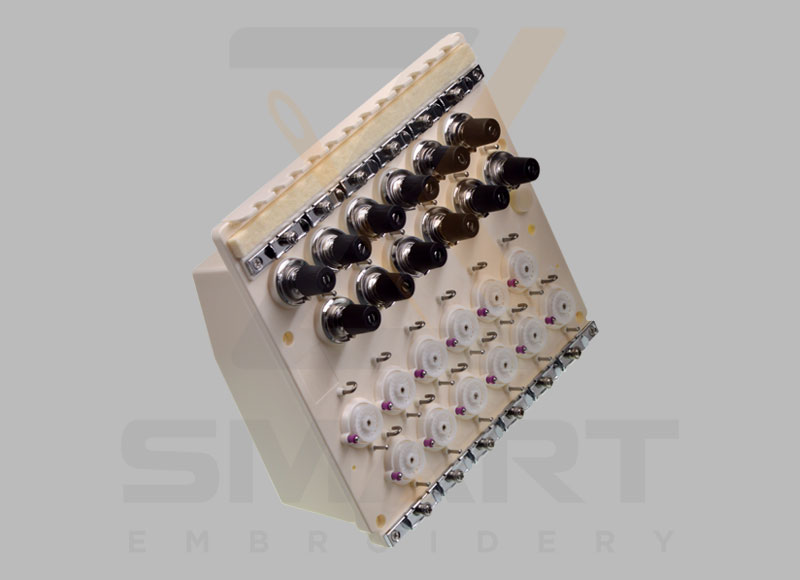 12 snáthaidí snáithe clamp tionól gabhálais meaisín bróidnéireachta ríomhaireachta