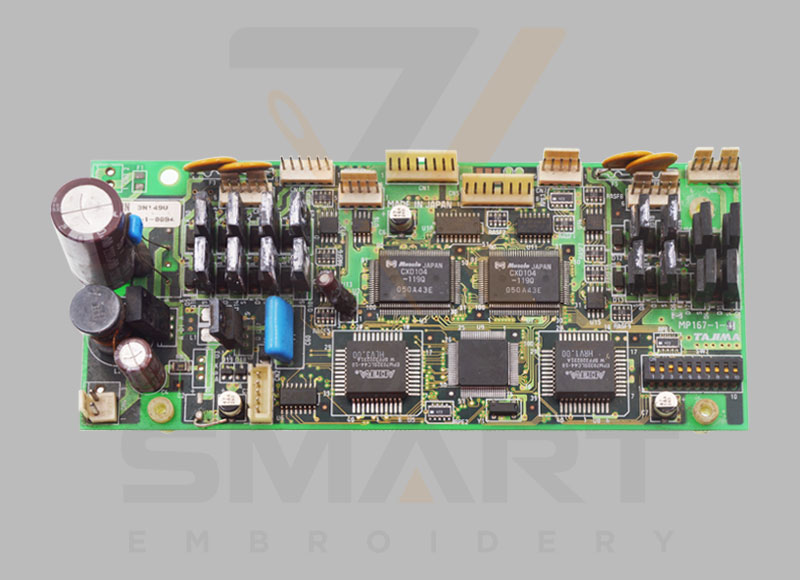 Bord cártaí MP 167-1 a úsáidtear le haghaidh meaisín bróidnéireachta Tajima
