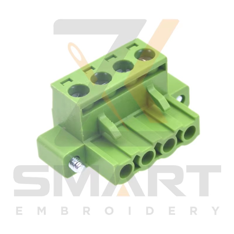 L type 4 Pins Connector For Embroidery Machine Driver Parts E12-CZ-L4-F E12-CZ-L4-M